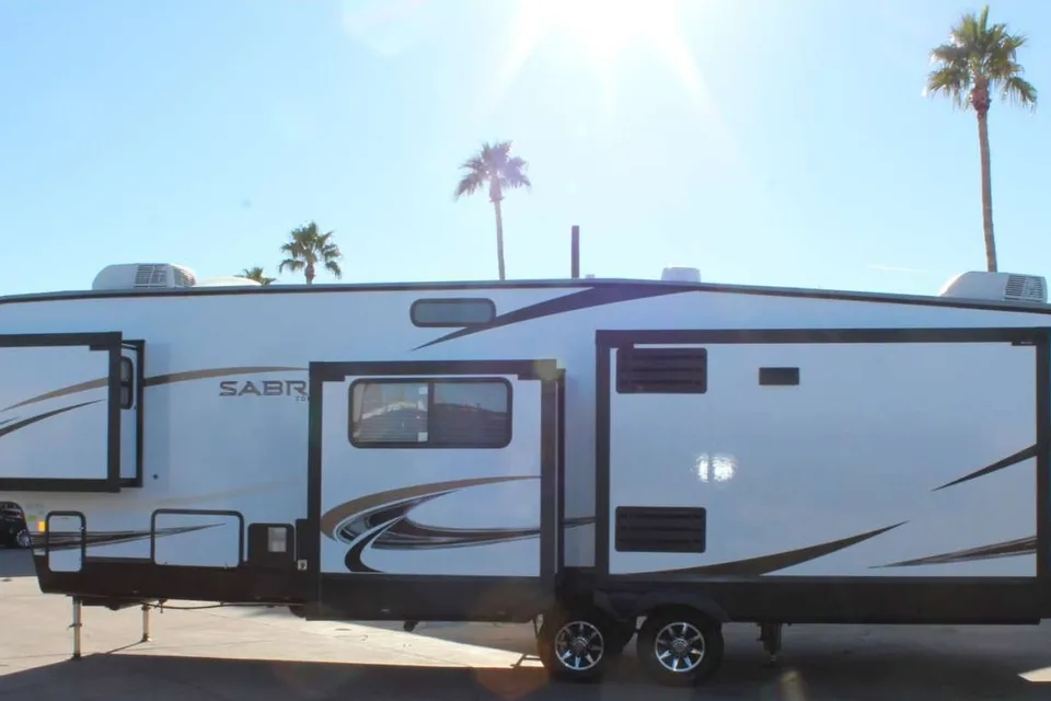 A Family Paradise on Wheels 36 BHQ Cobalt Fifth Wheel