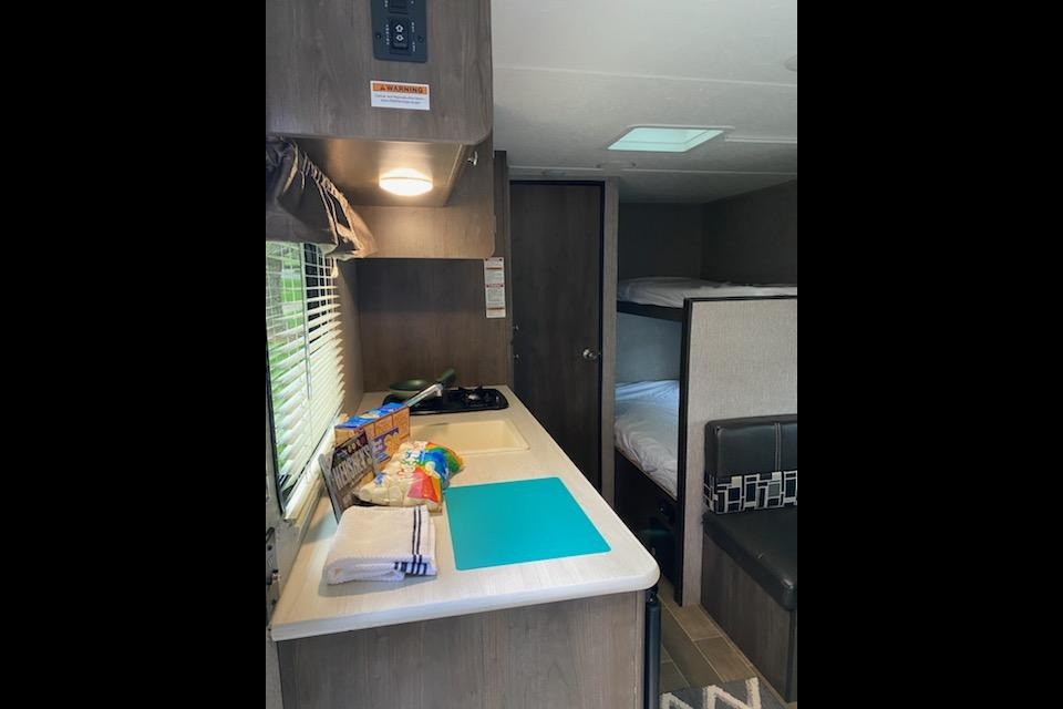 Lantern sleeps 5 and tows easy!
