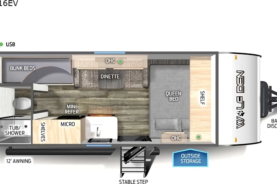 2024 THE WOLF DEN !!!! Great for easy moving!