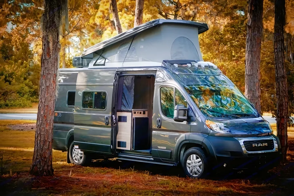 2023 Winnebago Solis 59PX — Seats & Sleeps 4 — Pop‑Top • A/C • Generator • Fully Self‑Contained