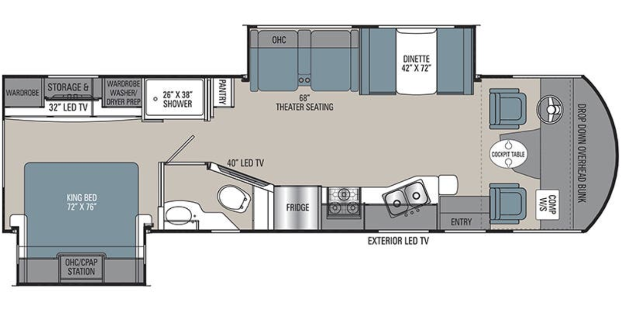 A5 Pursuit Sleeps 6 -Comfort, Space, Road Confidence w/Every Family-StarLink