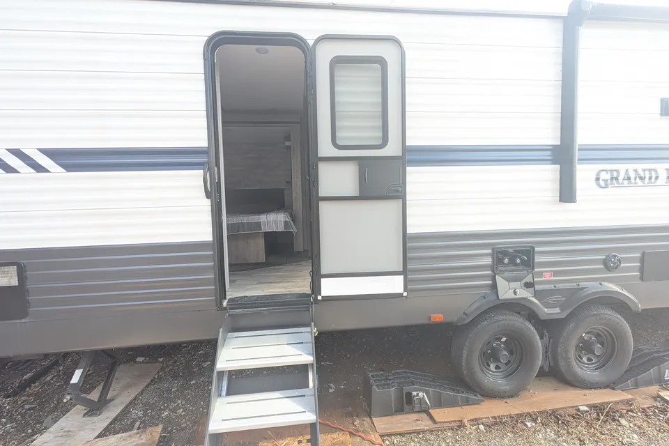 Natasha and Omar's Travel Trailer