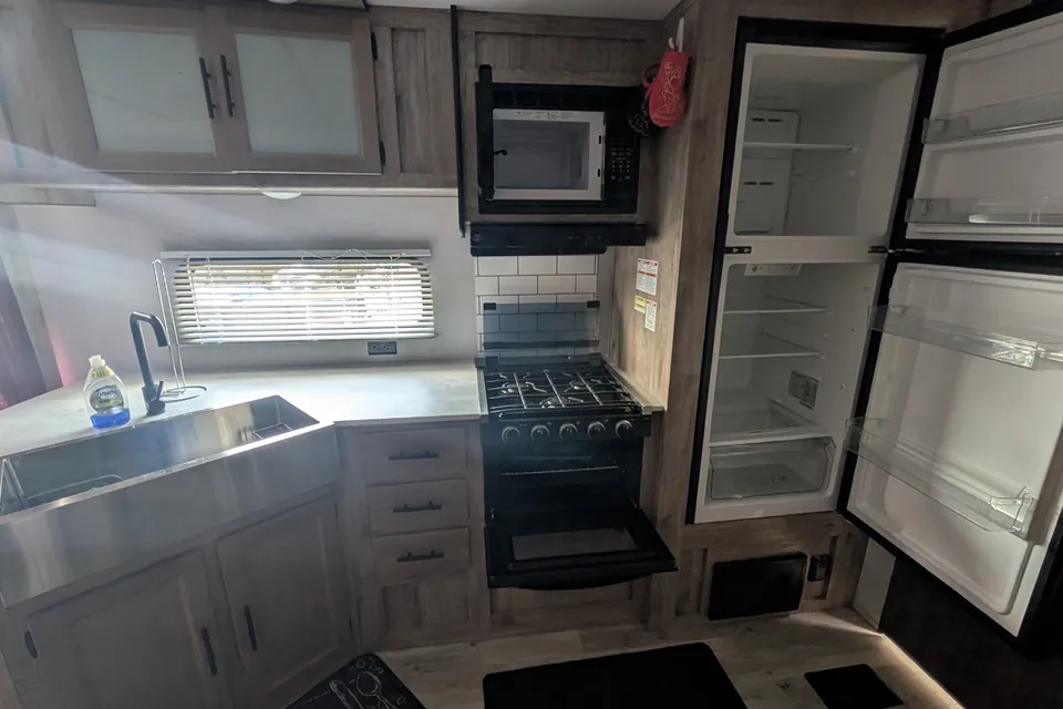 Natasha and Omar's Travel Trailer