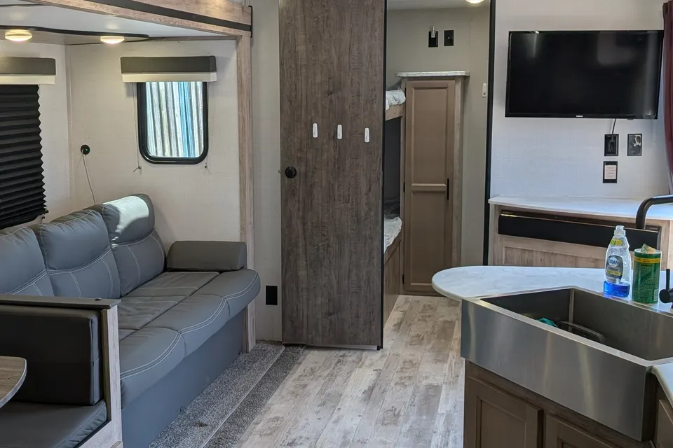Natasha and Omar's Travel Trailer