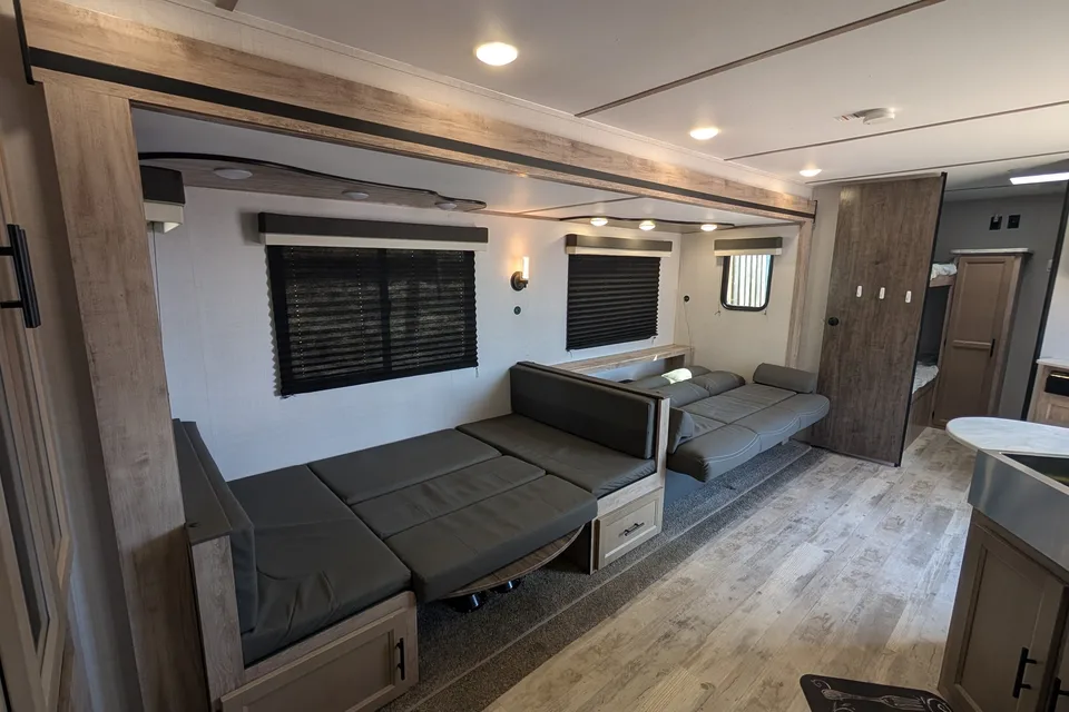 Natasha and Omar's Travel Trailer