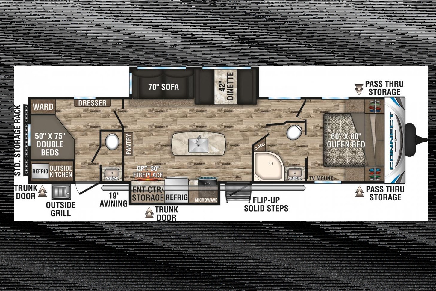 Adventure-Ready KZ Connect C332BHK | Starlink WiFi | Sleeps 7-10