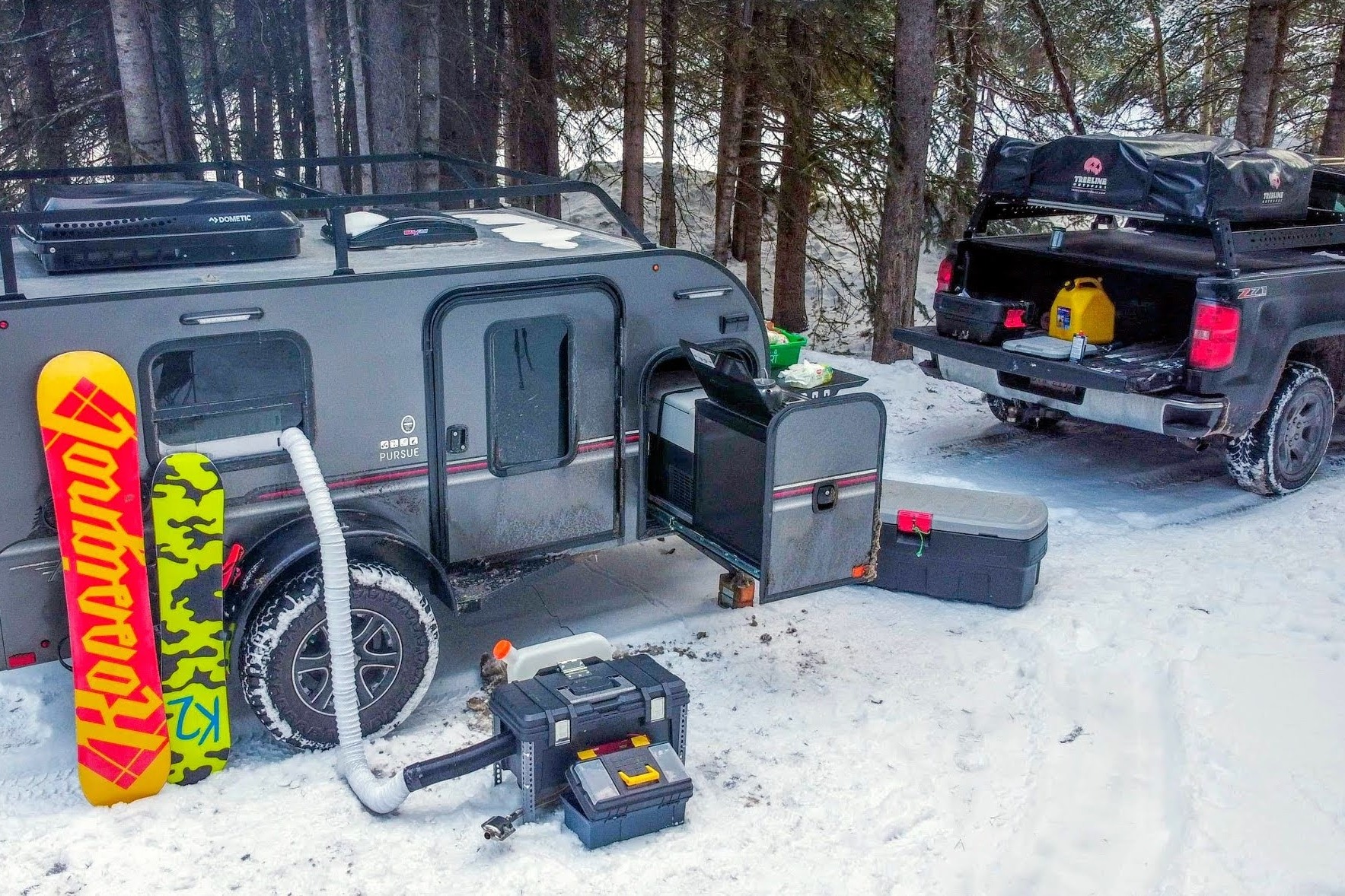 Raymond and Tina's inTech Pursue Micro Trailer