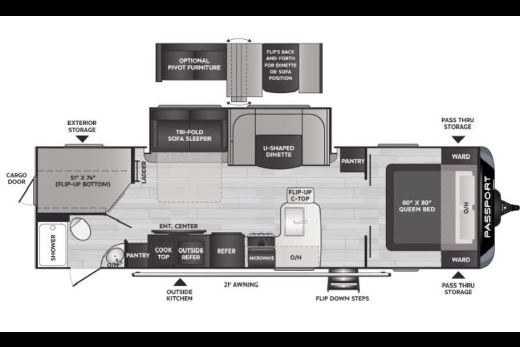 Sarah's Keystone Passport Travel Trailer