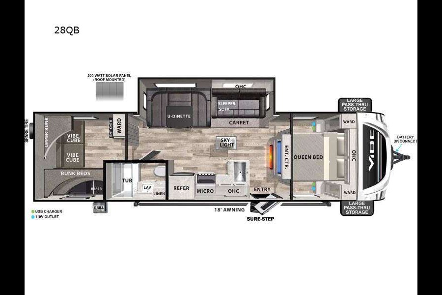 Alyssa's Forest River Vibe Travel Trailer