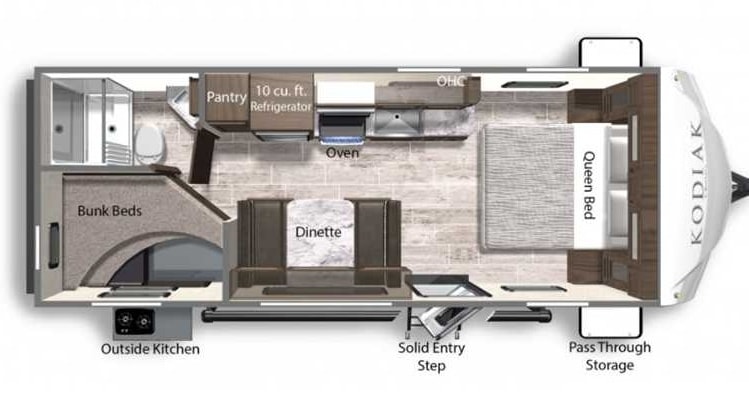 New Kodiak Ultra Lite 227bh Travel Trailer