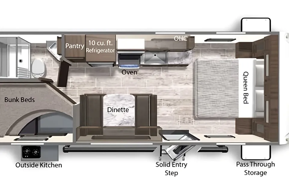 New Kodiak Ultra Lite 227bh Travel Trailer