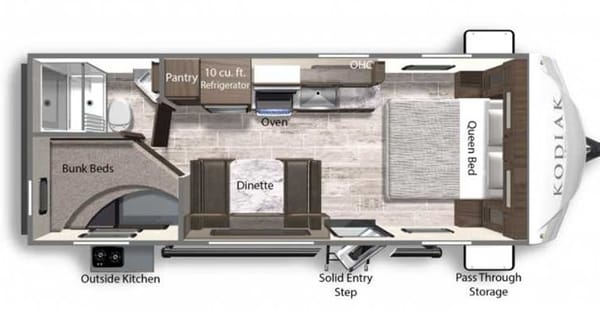 New Kodiak Ultra Lite 227bh Travel Trailer
