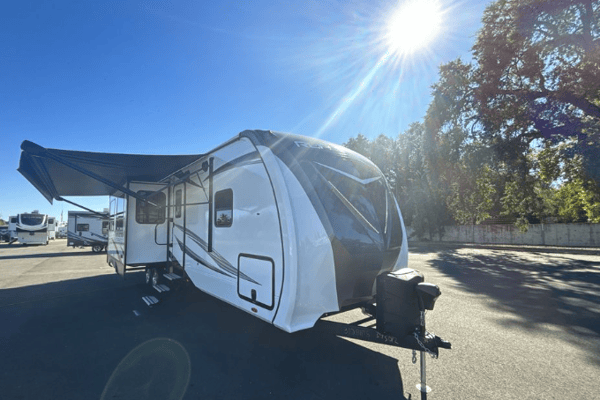 Kayla's Grand Design bunkhouse Trailer