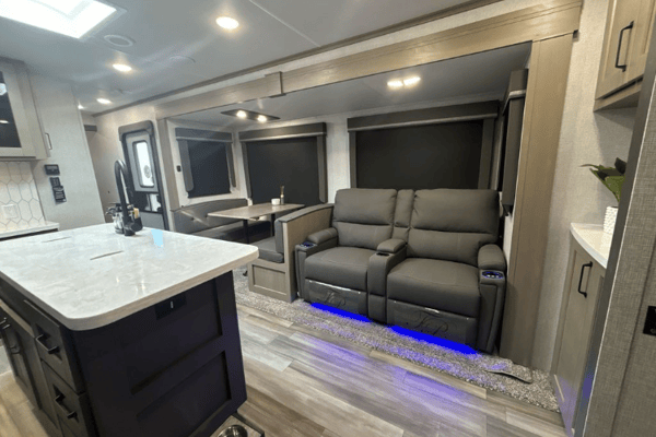 Kayla's Grand Design bunkhouse Trailer