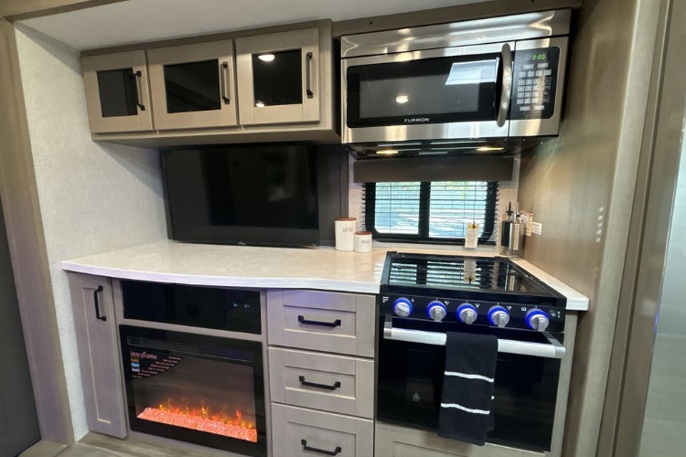 Kayla's Grand Design bunkhouse Trailer