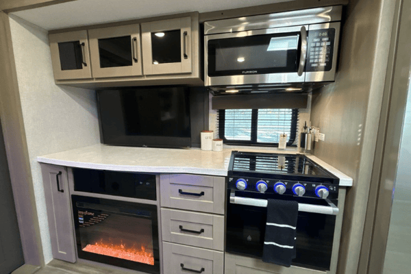 Kayla's Grand Design bunkhouse Trailer
