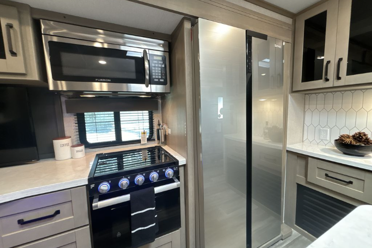 Kayla's Grand Design bunkhouse Trailer