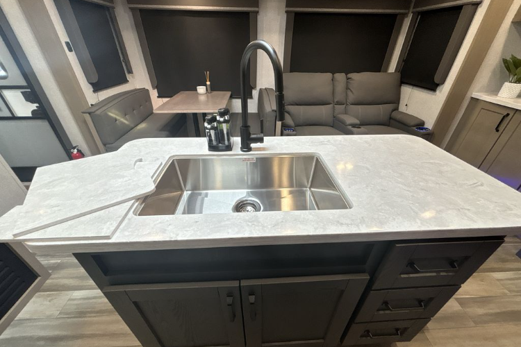 Kayla's Grand Design bunkhouse Trailer