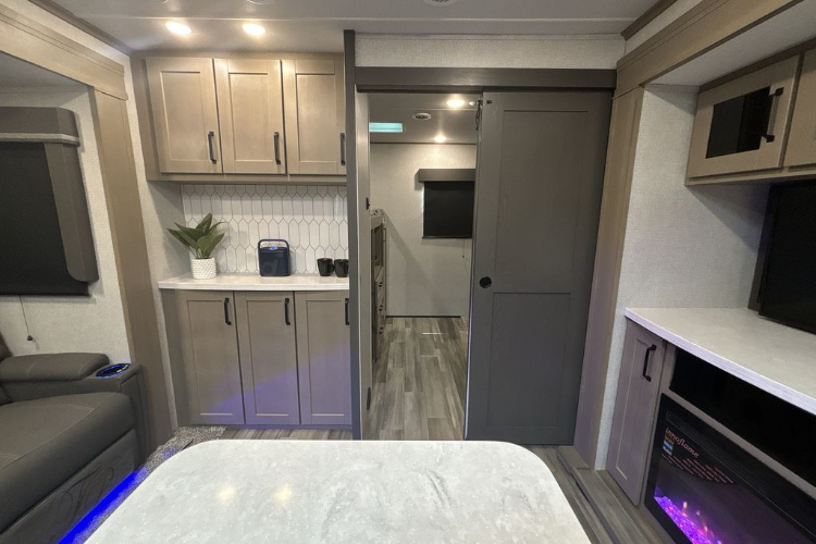 Kayla's Grand Design bunkhouse Trailer