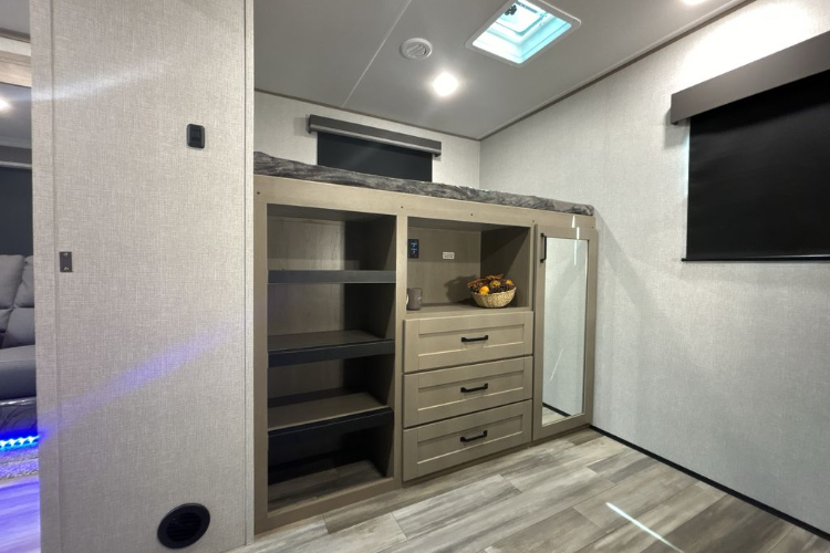 Kayla's Grand Design bunkhouse Trailer
