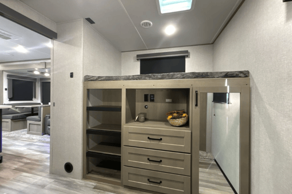 Kayla's Grand Design bunkhouse Trailer