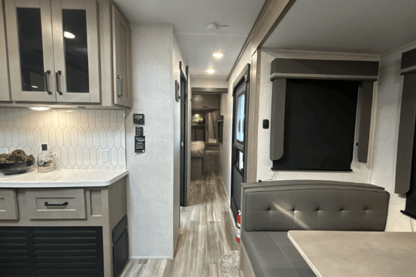 Kayla's Grand Design bunkhouse Trailer