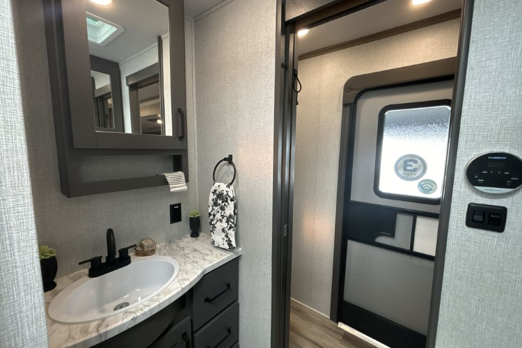 Kayla's Grand Design bunkhouse Trailer