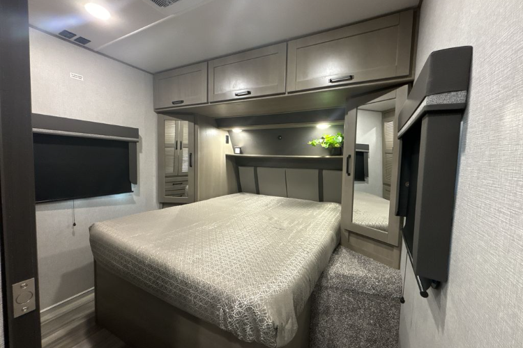 Kayla's Grand Design bunkhouse Trailer
