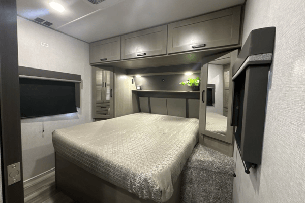 Kayla's Grand Design bunkhouse Trailer