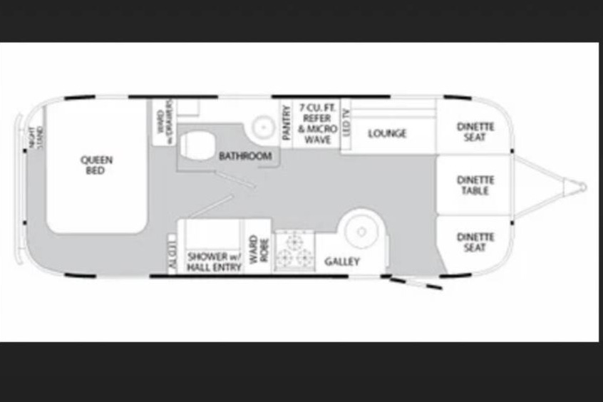 25ft Airstream - with Solar - 1/2 Ton Towable