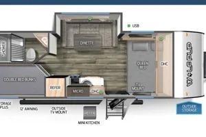 John's Forest River Wolf Pup Travel Trailer
