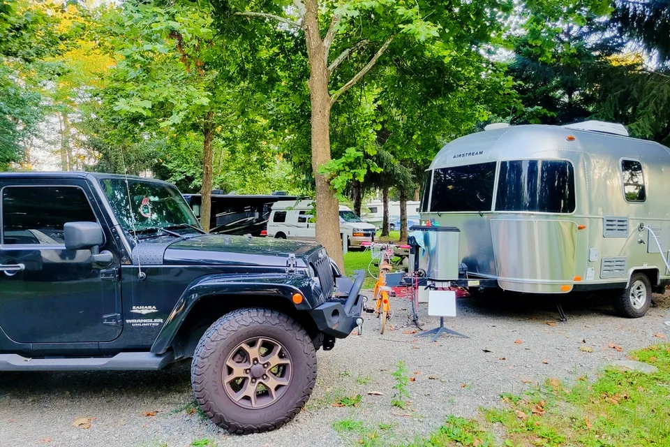 Squirrel-V 2020 Airstream Bambi DOG FRIENDLY Barbies dream camper free SPACEX internet