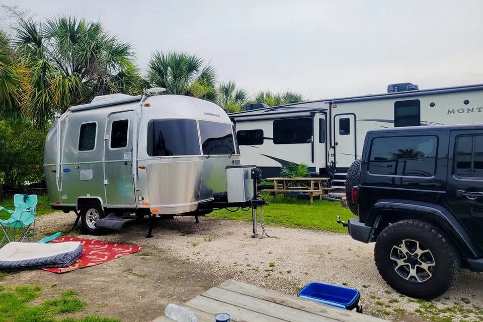Squirrel-V 2020 Airstream Bambi DOG FRIENDLY Barbies dream camper free SPACEX internet