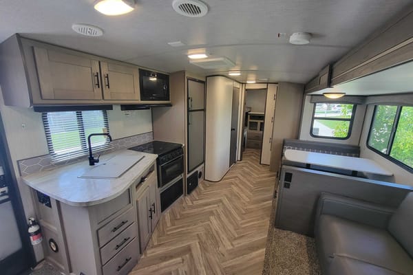 Shadow Cruiser Bunk Room Ultimate Boondocking Trailer
