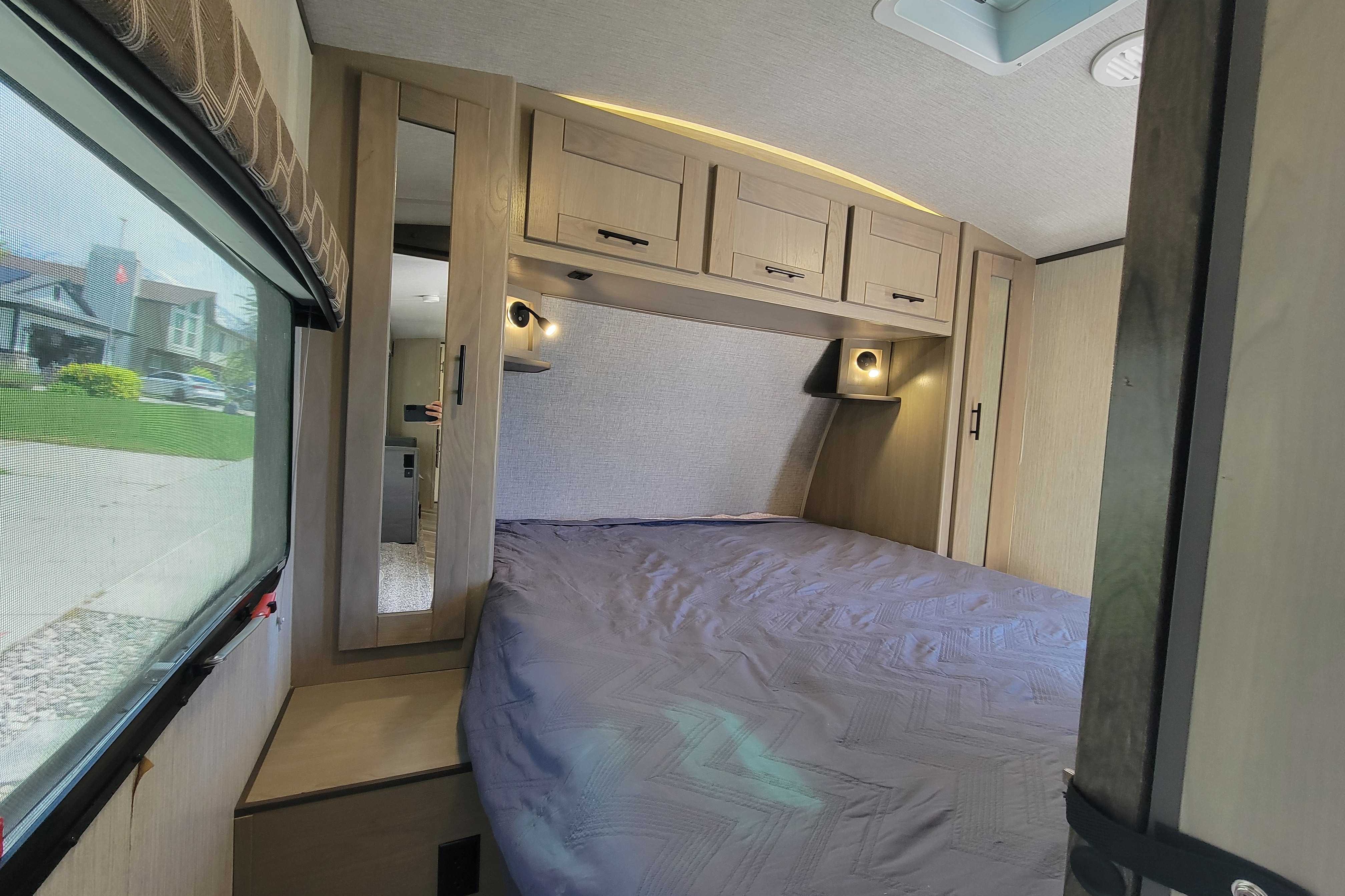 Shadow Cruiser Bunk Room Ultimate Boondocking Trailer