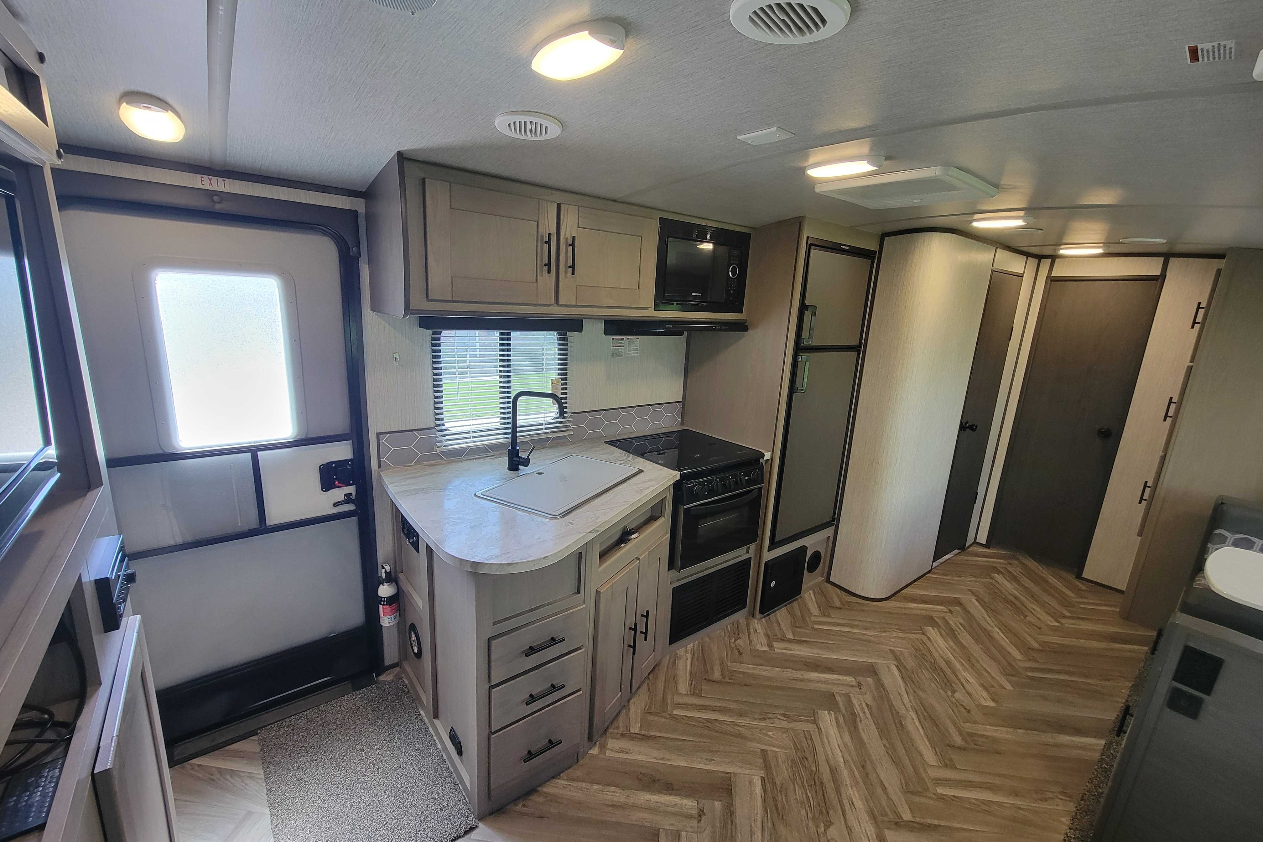 Shadow Cruiser Bunk Room Ultimate Boondocking Trailer