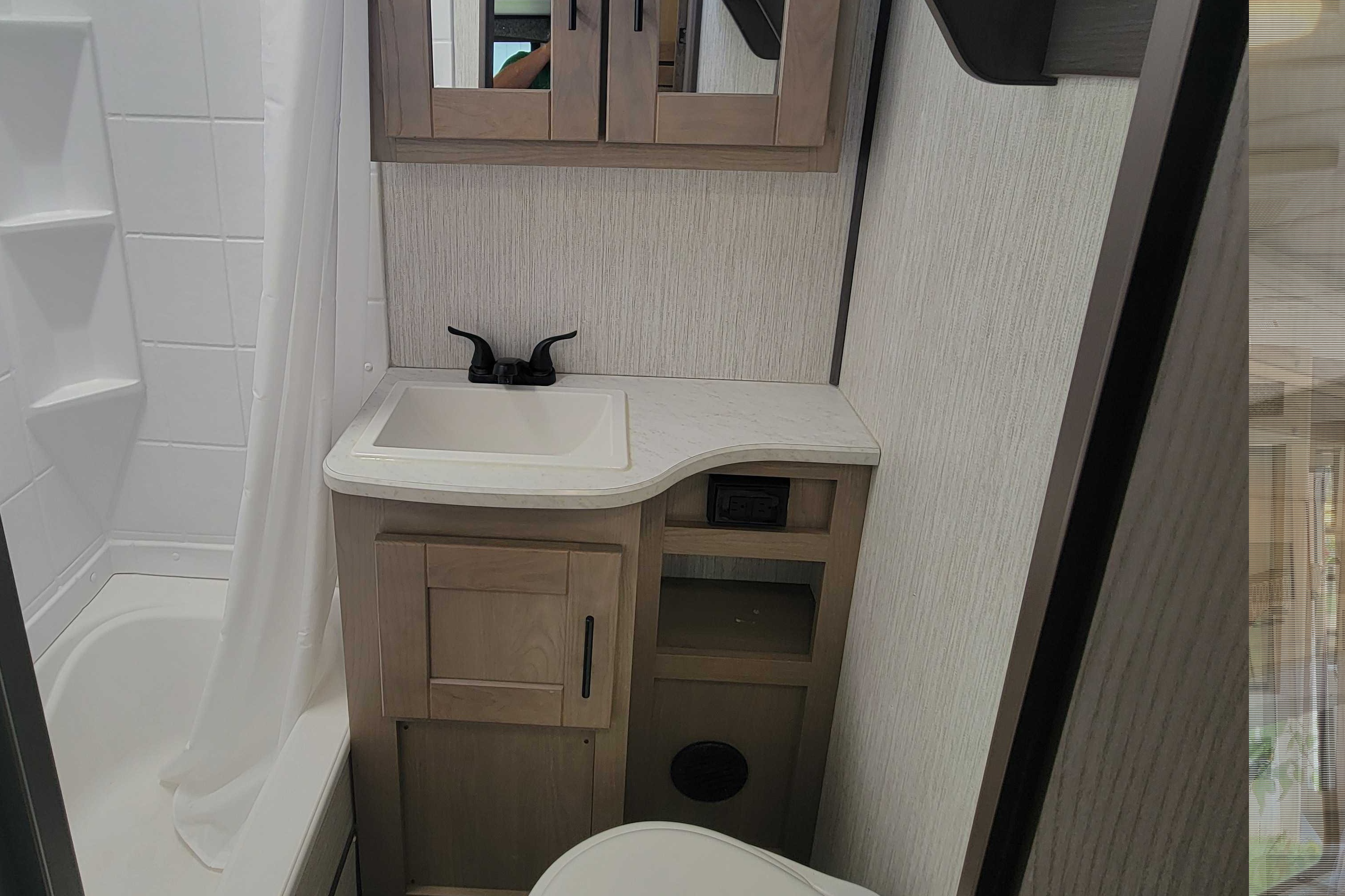 Shadow Cruiser Bunk Room Ultimate Boondocking Trailer