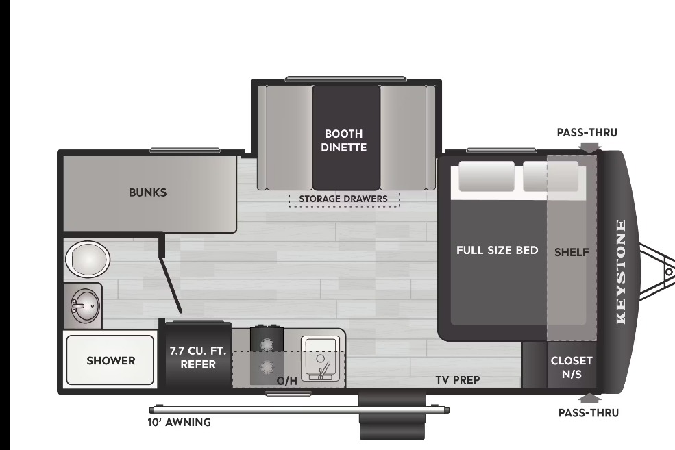 Corey's Keystone Hideout Travel Trailer