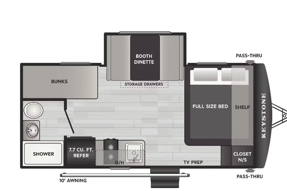 Corey's Keystone Hideout Travel Trailer