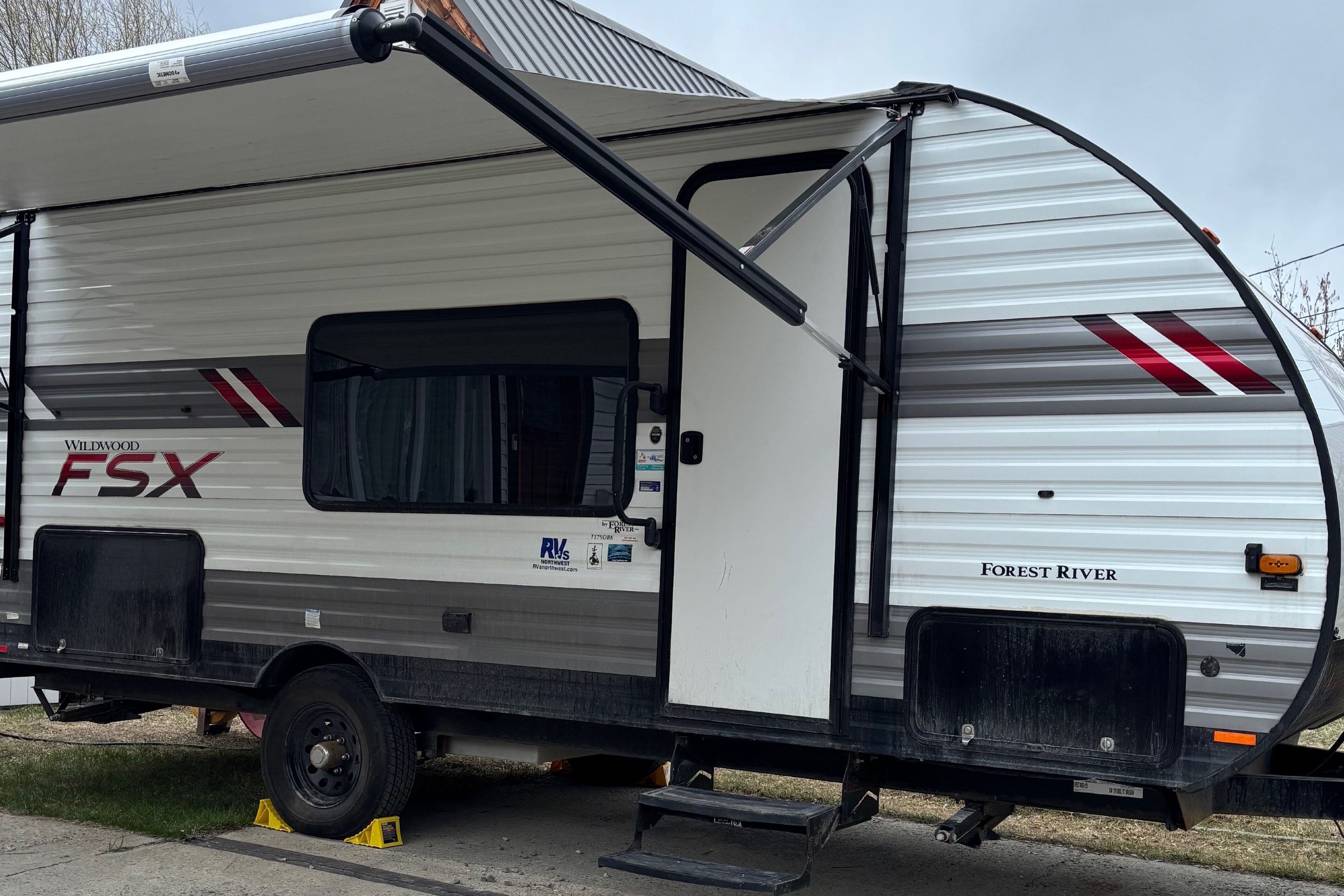 Family-friendly Forest River WildWood trailer