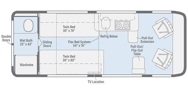 Winnebago Travato Classe B DP