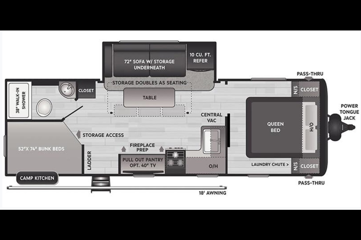 Char's Keystone 250BH Travel Trailer