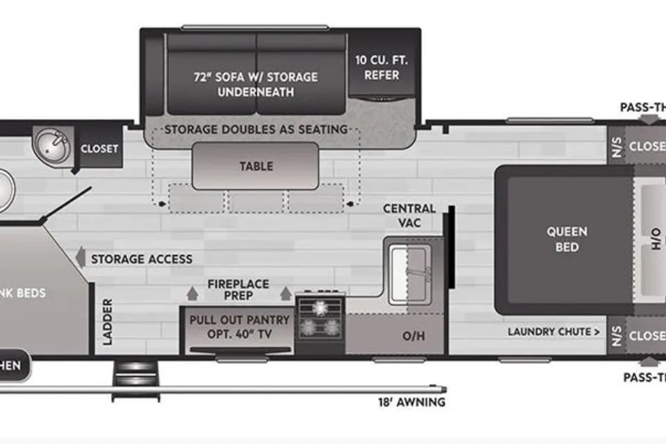 Char's Keystone 250BH Travel Trailer