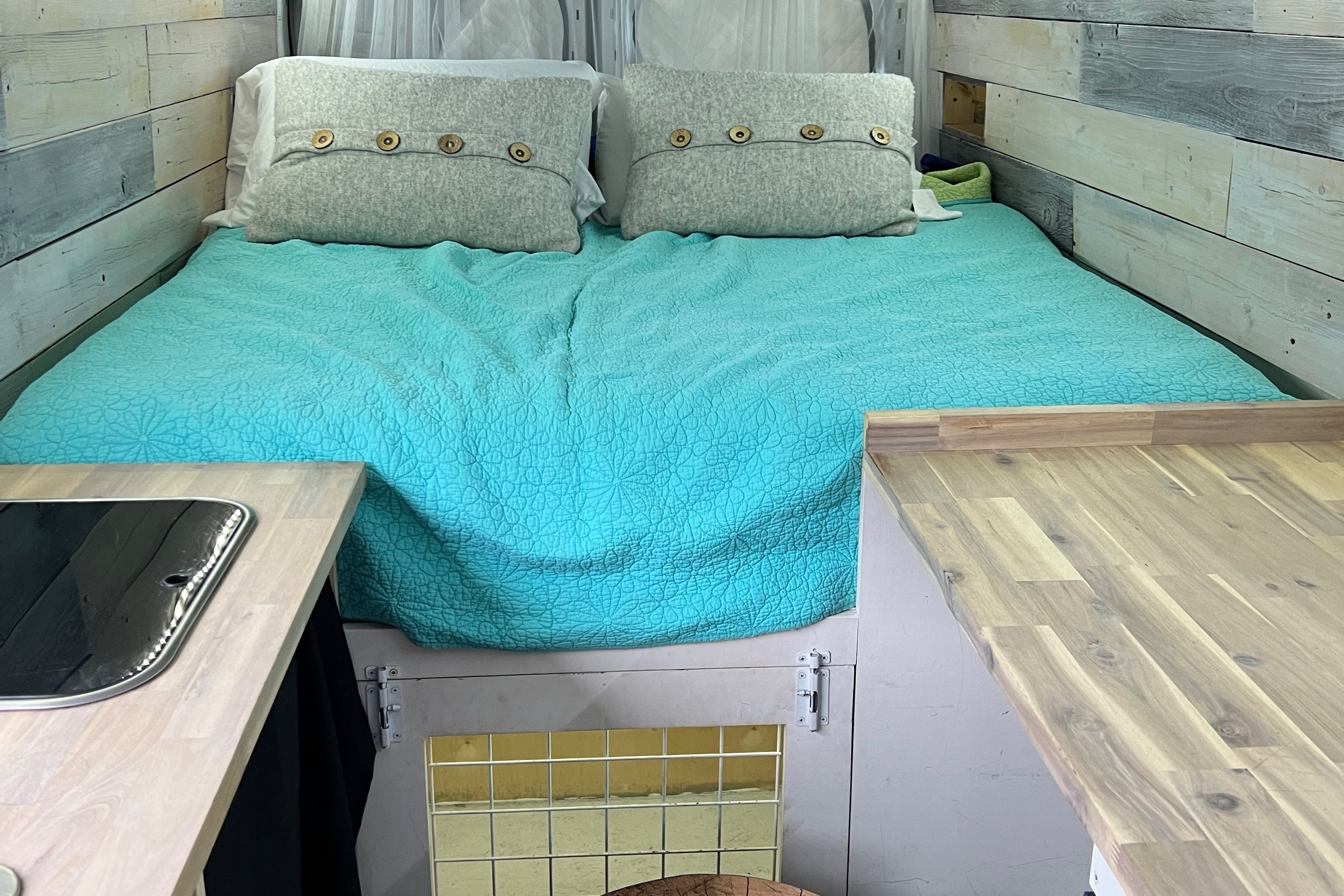Comfortable van with all the amenities!
