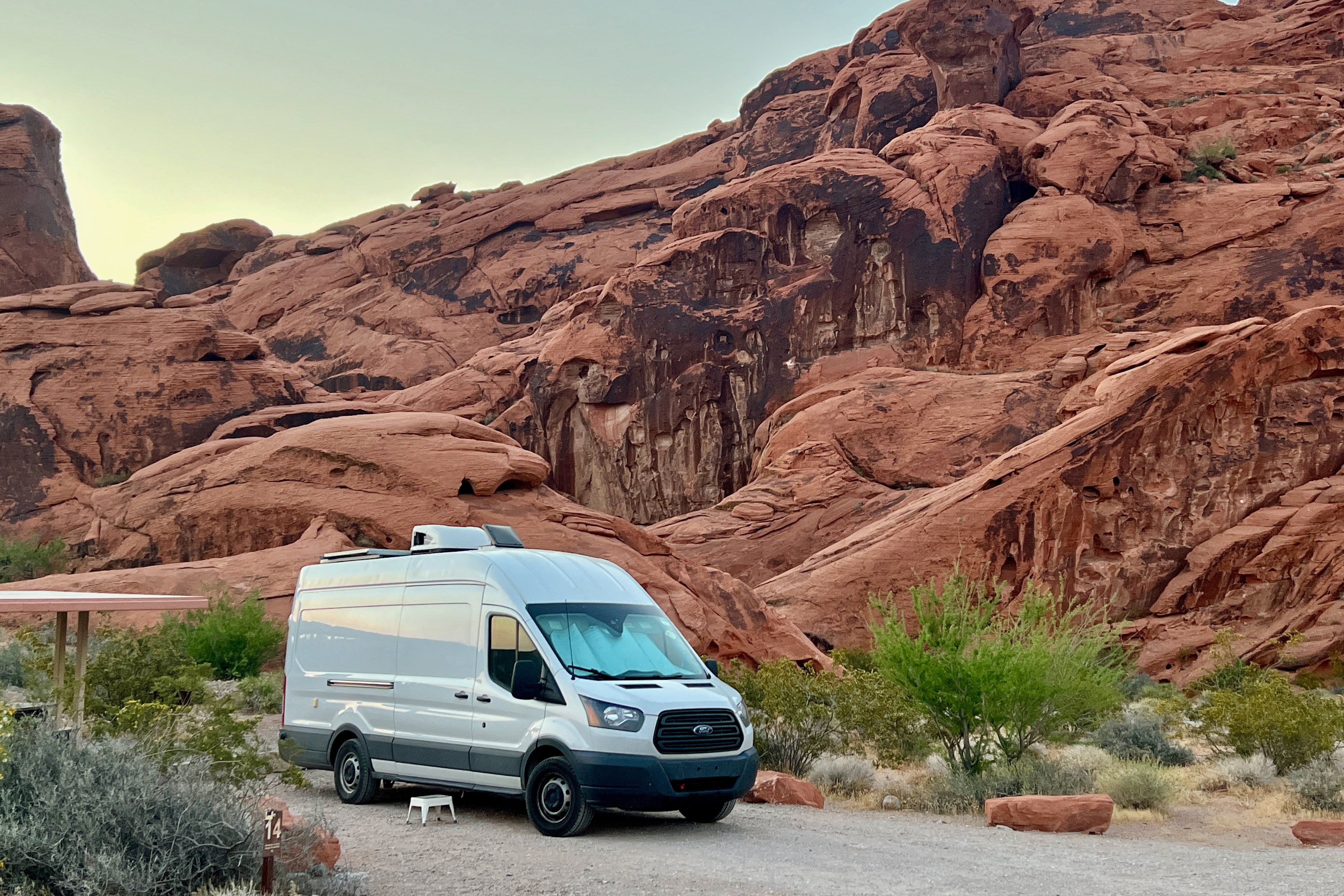 Comfortable van with all the amenities!