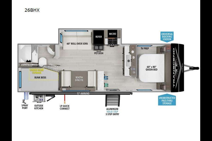 A &A Grand Design Transcend xplor Travel Trailer