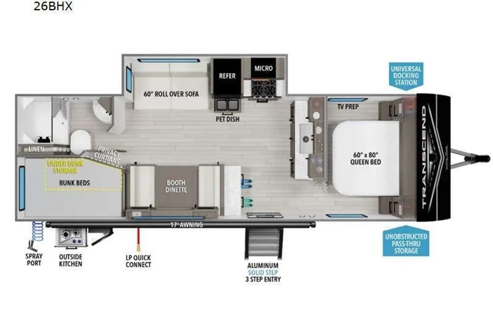 A &A Grand Design Transcend xplor Travel Trailer
