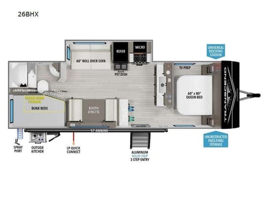 A &A Grand Design Transcend xplor Travel Trailer