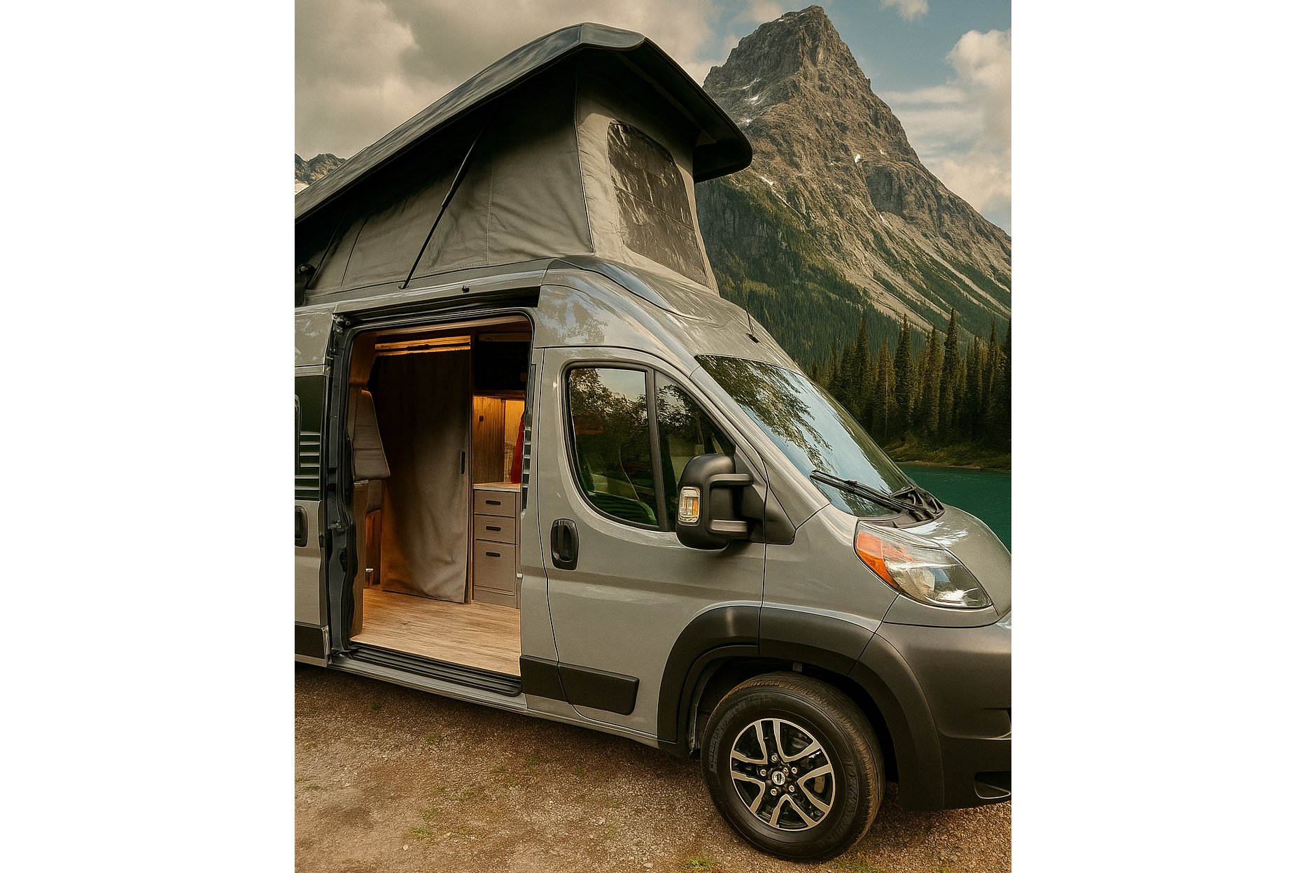 2024 Winnebago Roam 59RZPT | The Only Open-Concept Pop-Top Class B Starlink