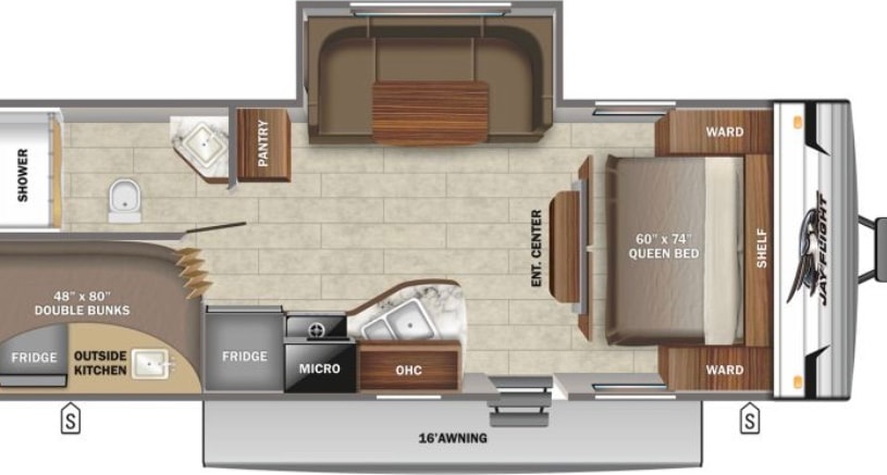  Jayco Jay Flight SLX 8 242BHS Travel Trailer